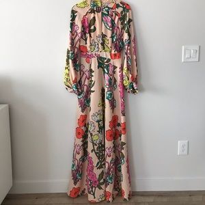 ASOS long sleeve maxi dress